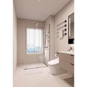 Shower glass for VETRO SLIDE TRS 100x195cm