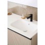 MIRAGE 120 bathroom vanity unit right cashmere with black handles