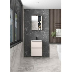 BIT 50 bathroom base cabinet in cashmere decor