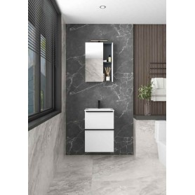 BIT 50 bathroom base cabinet in white gloss decor