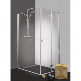 Stakleni fiksni dio za tuš stijenu krom 105-107cmx195cm