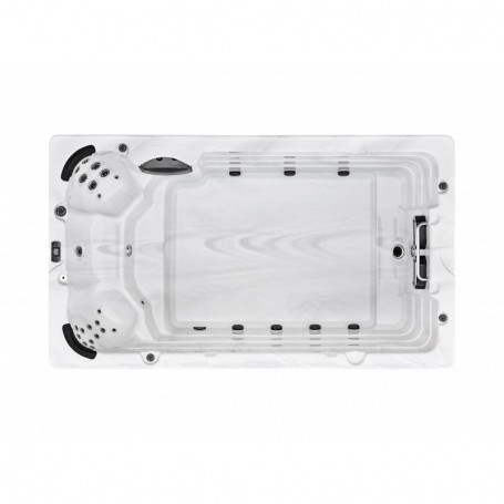 Bazen IBIZA srebrno-bijela 400x228x131 cm