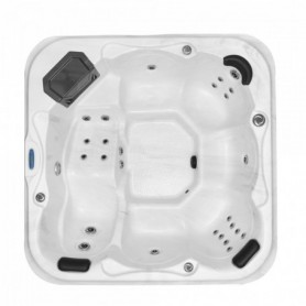 Vanjski jacuzzi TIROL - Bijeli mramor 210x210x80 cm