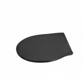 WC sjedalo ABS - s mekim zatvaranjem i brzim otpuštanjem - crno