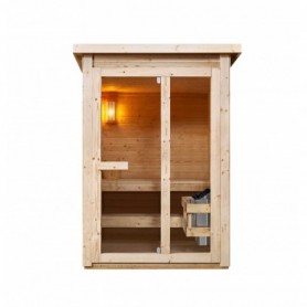 HELSINKI vanjska sauna za 2-3 osobe. 165x175x218,9 cm (komplet za slaganje)