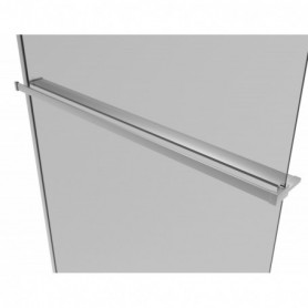 Držalo za brisače + polica za WALK IN iz aluminija 120 cm kromirano