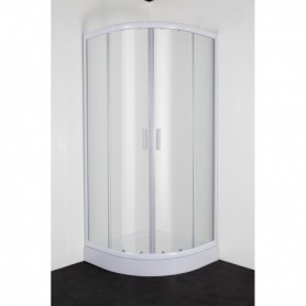 Q-RUNDASTI TUŠ SET 90CM BELO