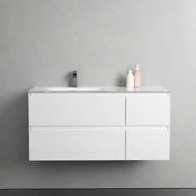 Bathroom cabinet "KOCKA 100" WHITE