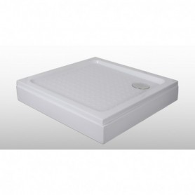 Bela brizgalna posoda 81x81x15cm z odklopno pregrado