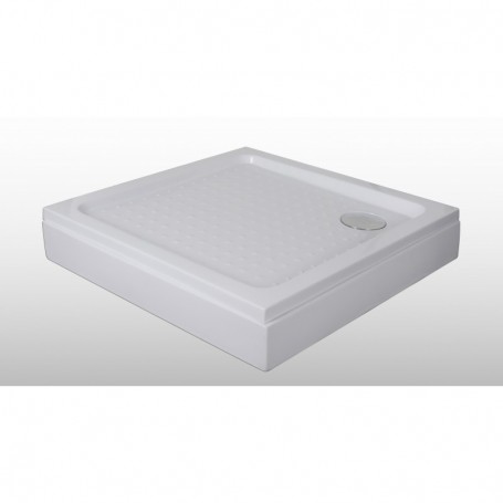 Akrilna tuš kada akrilna bijela 81x81x15cm s odvojivom zaštitom