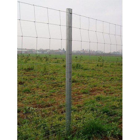 Metalni pocinčani stup za ogradu-v 2500 mm