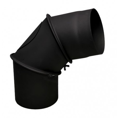 Dimovodno koljeno 2mm 0-90° podesivo s otvorom fi150