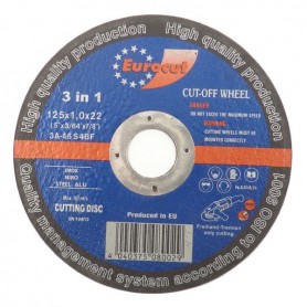 Cut-off wheel for metal 125X1,0 Eurocut
