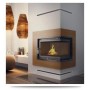 Zuzia 16-P/BS fireplace on solid fuel