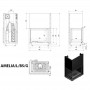Amelia 25-L/BS/G built-in fireplace
