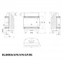 Blanka 670/570 12-LP/BS built-in fireplace