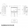 Blanka 670/570 12-L/BS built-in fireplace