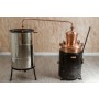 Distilling pot still Overturn 100 liters without hand stirrer