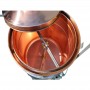 Copper Pot still brandy boiler Cu 100 liters with a mixer