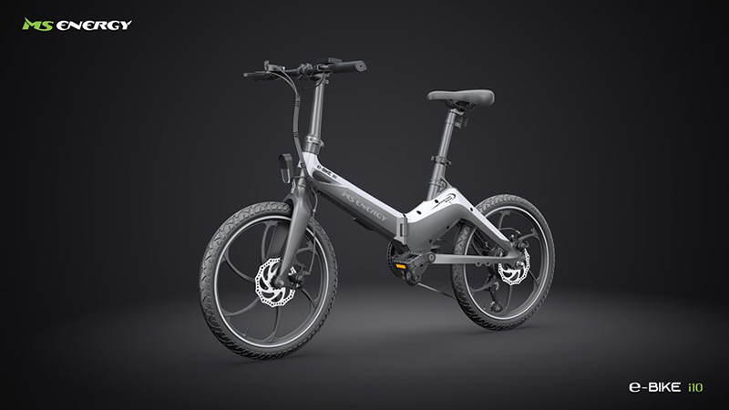 MS Energy e-bike i10 black grey crno siva
